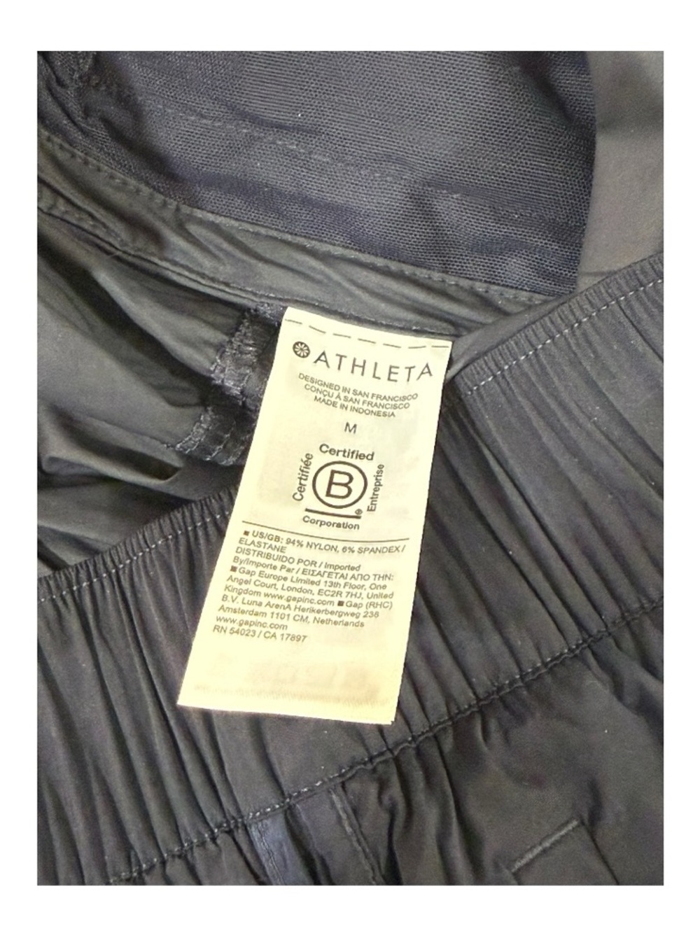 Athleta Rise Pant Navy Blue Relaxed Fit Jogger Women’s Medium NWT - Picture 8 of 9